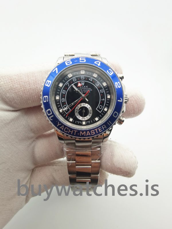 Rolex Yacht-Master 116680 Автоматические мужские часы 44 мм из черной стали