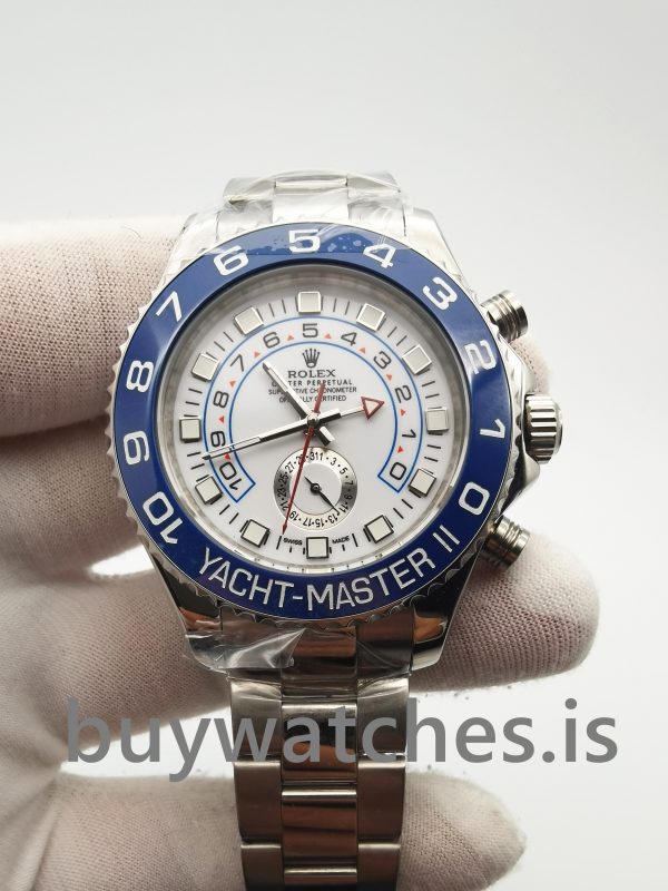 Rolex Yacht-master 116680 Мужские автоматические белые 44 мм стальные часы