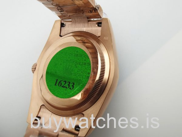 Rolex Datejust 4467 Часы унисекс с автоподзаводом из розового золота 36 мм
