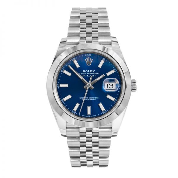 Rolex Datejust 126300 Мужские синие автоматические часы 41 мм