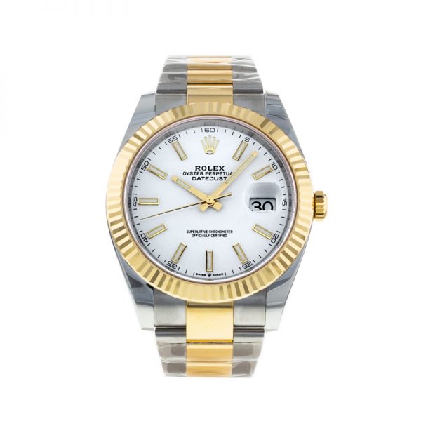 Rolex Datejust Oyster White Stk Asian 2813 Мужские белые автоматические часы