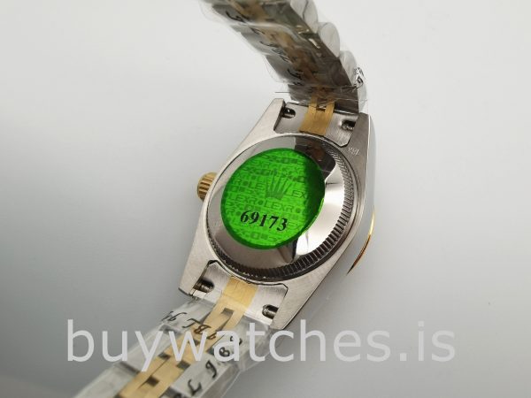 Rolex Datejust 179173 Женские золотые автоматические стальные часы 26 мм