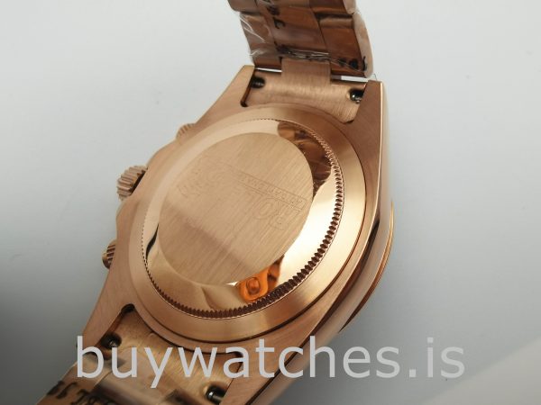 Rolex Daytona 116505 Золотые часы Oyster 40 мм с автоподзаводом Everose