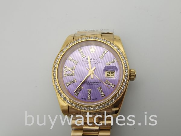 Rolex Datejust 278384 Женские 31 мм автоматические фиолетовые часы