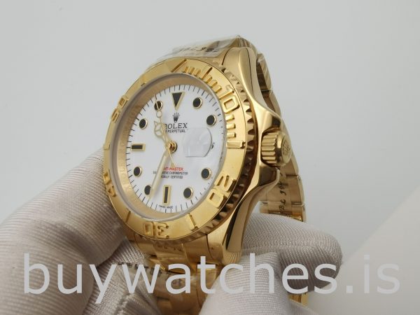 Rolex Yacht-Master 16628 Мужские часы 40 мм из желтого золота 18 карат