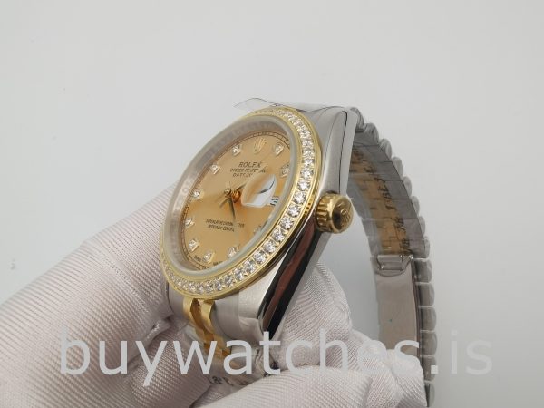Rolex Datejust 126283RBR Женские часы с шампанским 36 мм
