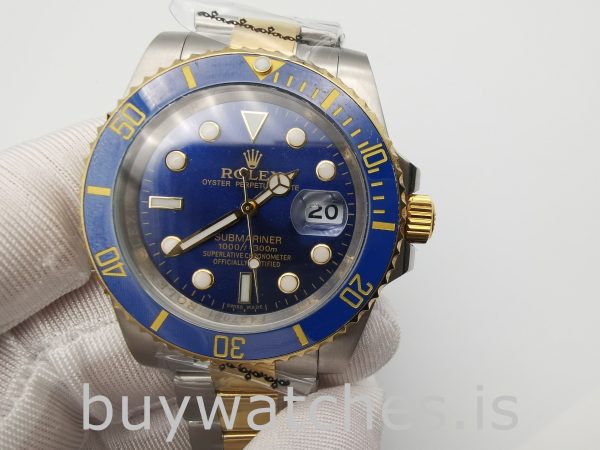 Rolex Submariner 116613LB Круглые золотые часы из нержавеющей стали 40 мм