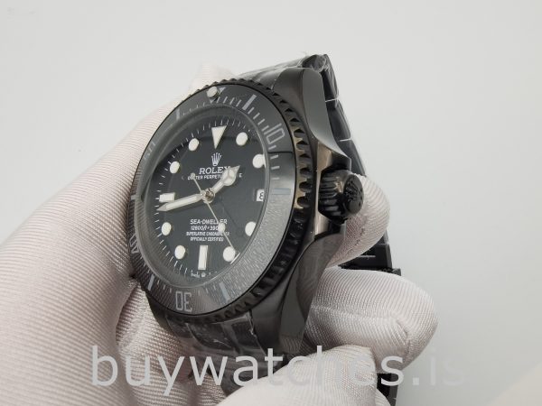 Rolex Deepsea 116660 Часы 44 мм из нержавеющей стали черного цвета