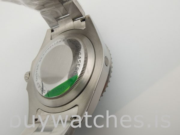 Rolex Sea-Dweller 126600 Черные стальные круглые часы диаметром 43 мм
