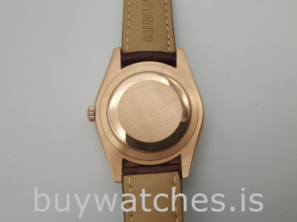 Rolex Sky-Dweller 326135 Часы с кожаным циферблатом и шоколадным циферблатом 42 мм