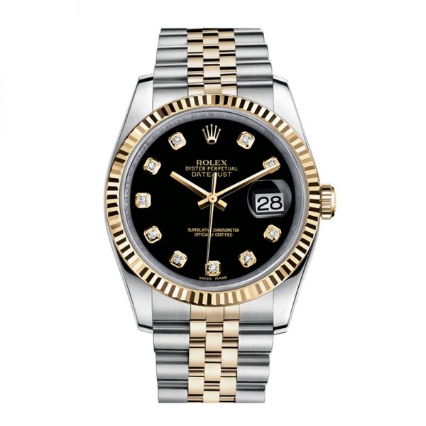 Rolex Datejust 116233 Часы унисекс 36 мм из желтого золота 18 карат