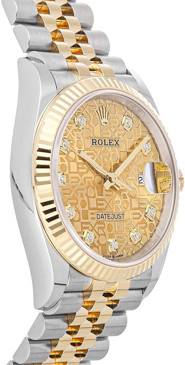 Rolex Datejust 126233 Мужские часы 36 мм с бежевым циферблатом