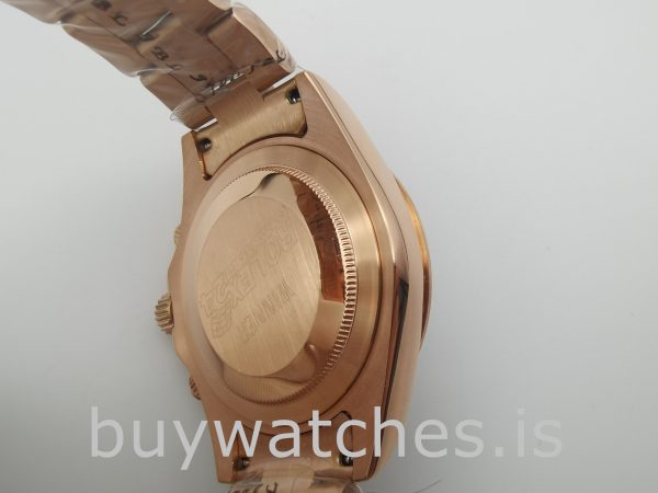 Rolex Daytona 116505 Мужские часы с циферблатом из розового золота 40 мм