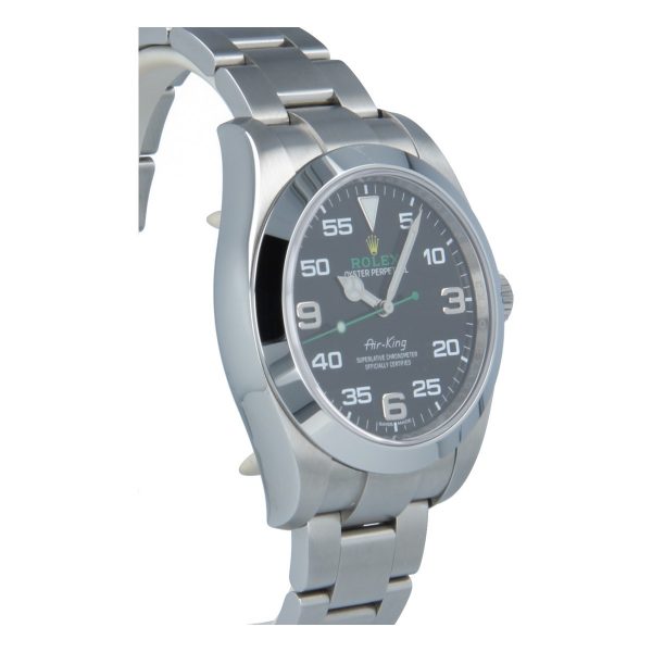 Rolex Air-King 116900 Replica Мужские часы с черным циферблатом 40 мм